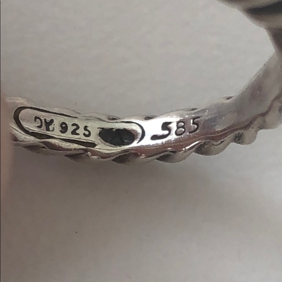 David Yurman Pearl Cable Ring 14k *SOLD* - Picture 6 of 6